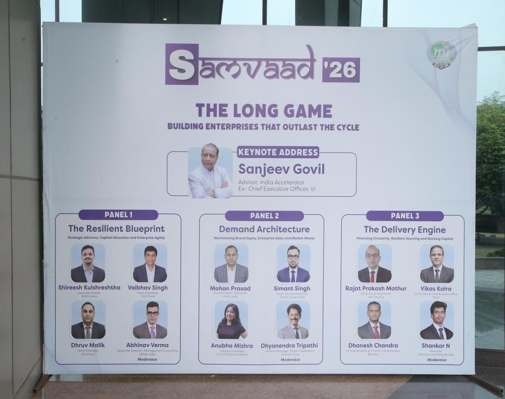 SAMVAAD 2026: The Long Game, Building Enterprises That Outlast the Cycle | Noida Campus